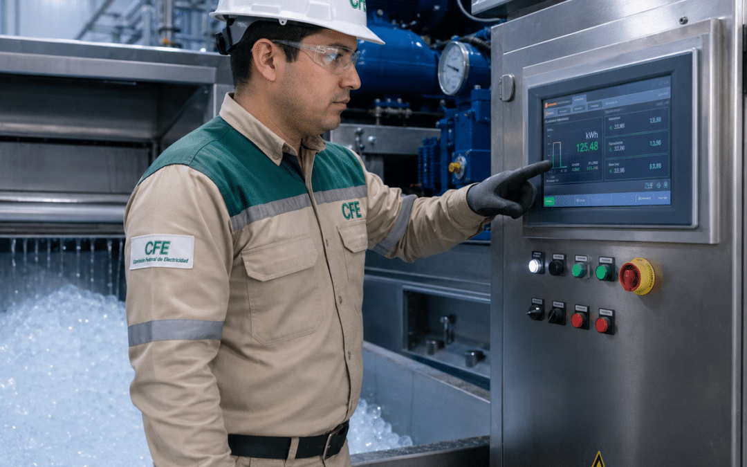 Cuánta energía eléctrica consume una máquina de hielo industrial